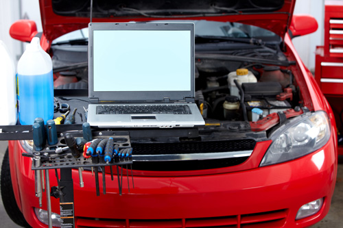 Car in Shop